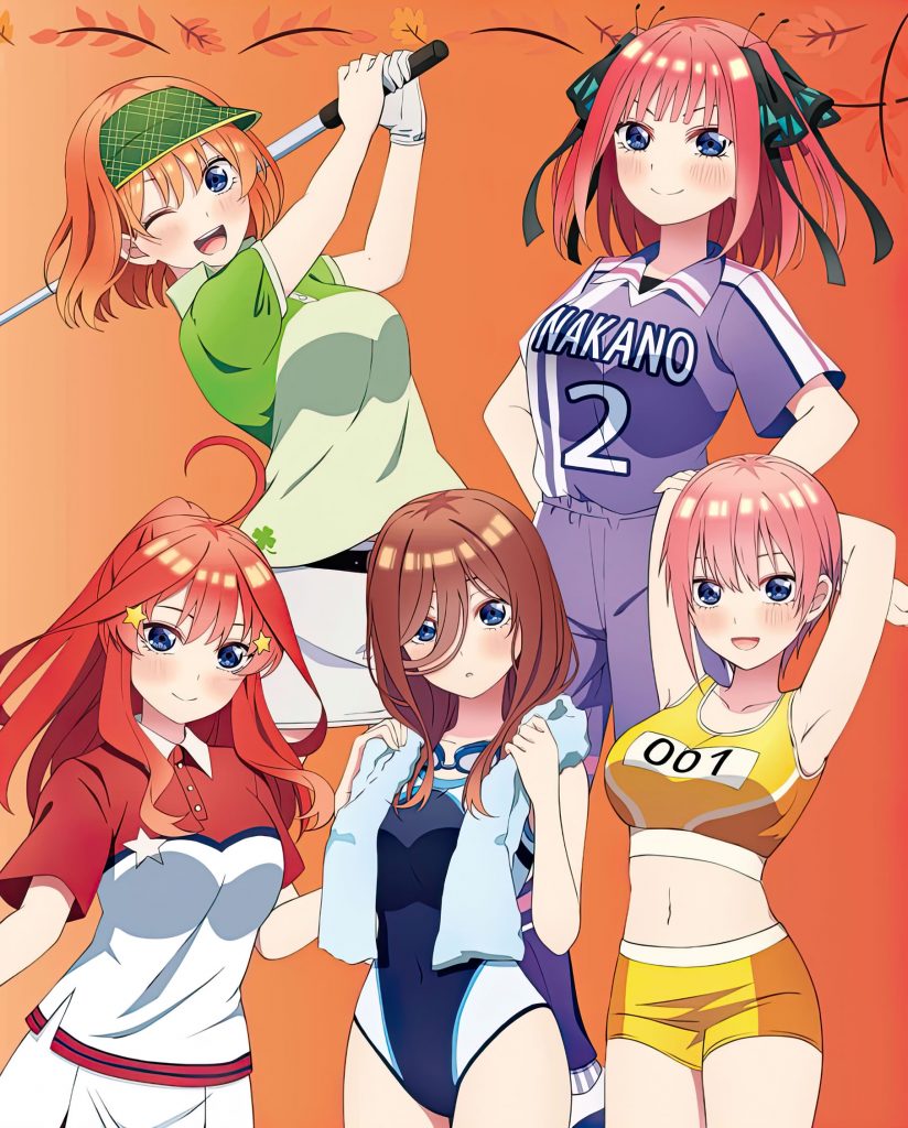 Animeuwu on X: Special illustration for the collaboration between Anime  University COOP and the Gotoubun no Hanayome (The Quintessential  Quintuplets) franchise, which inspires a line of products available from  next February 28th